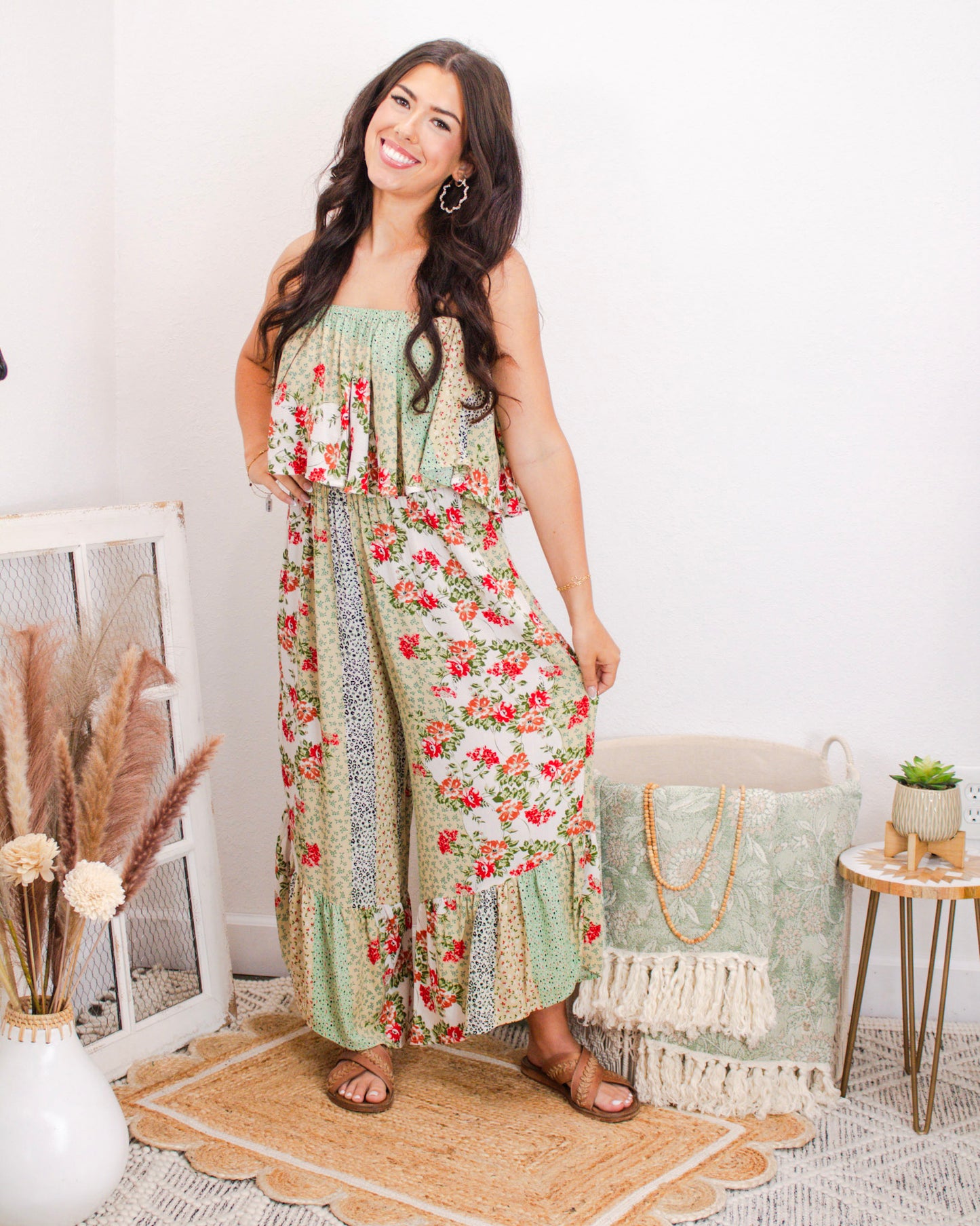 Meadow Muse Jumpsuit, Green