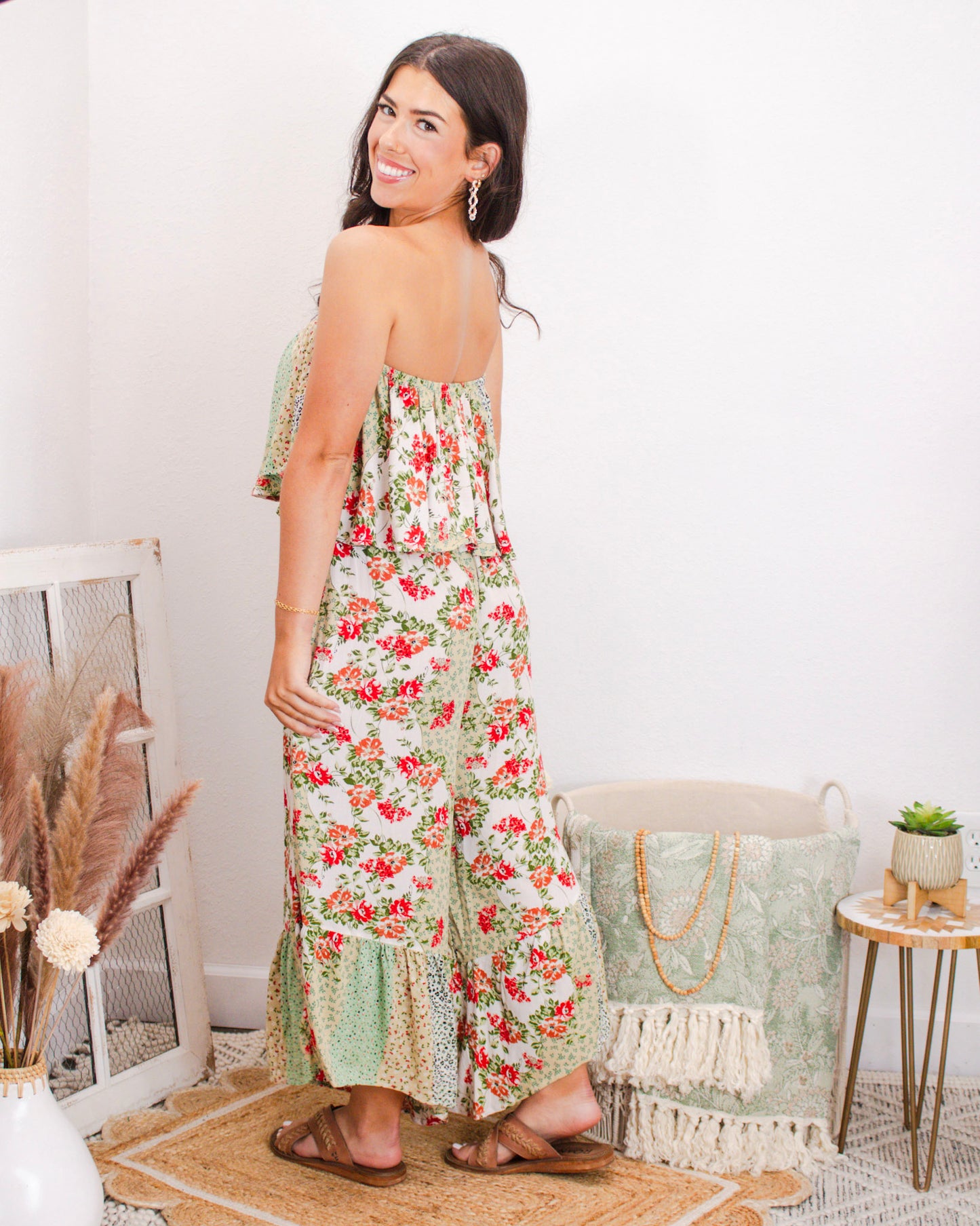 Meadow Muse Jumpsuit, Green