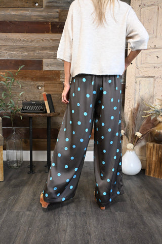 Morning Meeting High Waisted Pants, Brown
