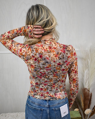 Prairie Sky Mesh Top, Pink