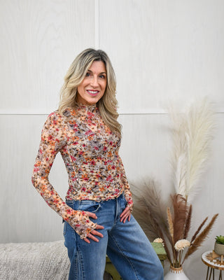 Prairie Sky Mesh Top, Pink