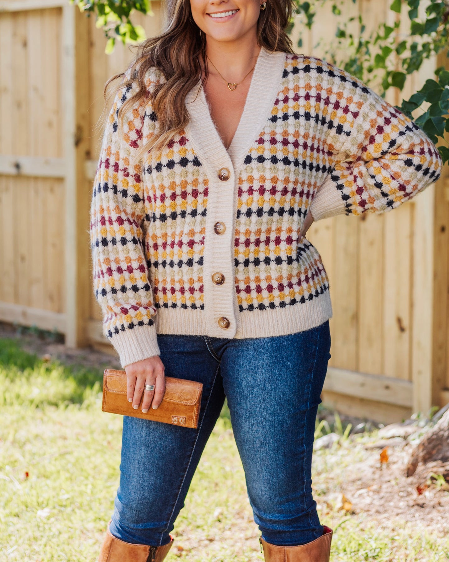 See The Spots Cardigan, Multi
