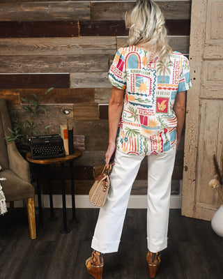 Summer Social Top, Multi