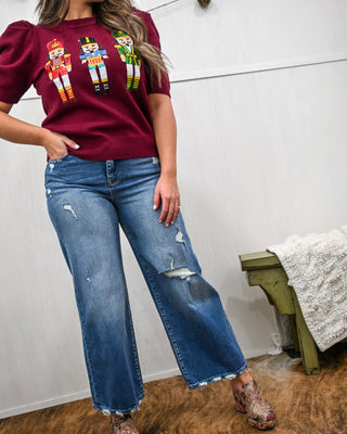 The Holt HR Relaxed Cropped Jean, Petra Medium