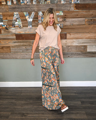 Watercress Wide Leg Pant, Green