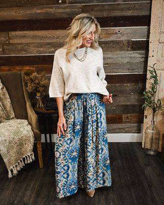 Worth the Wait Pants, Blue