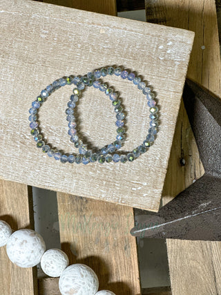 Riverbend Beaded Bracelet -  4mm