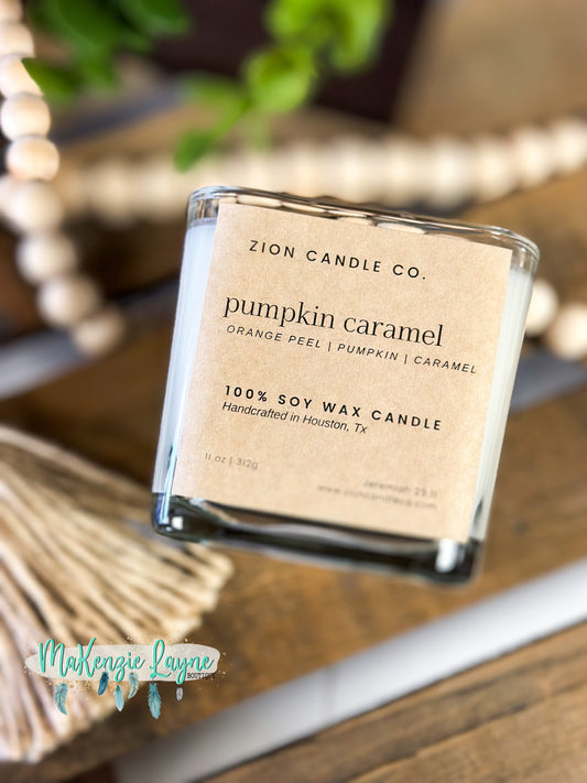 Zion Candle: Pumpkin Caramel