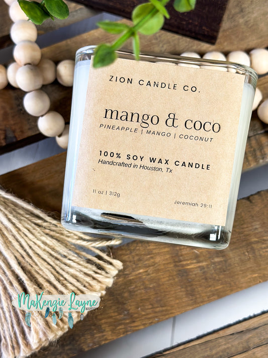 Zion Candle: Mango & Coco