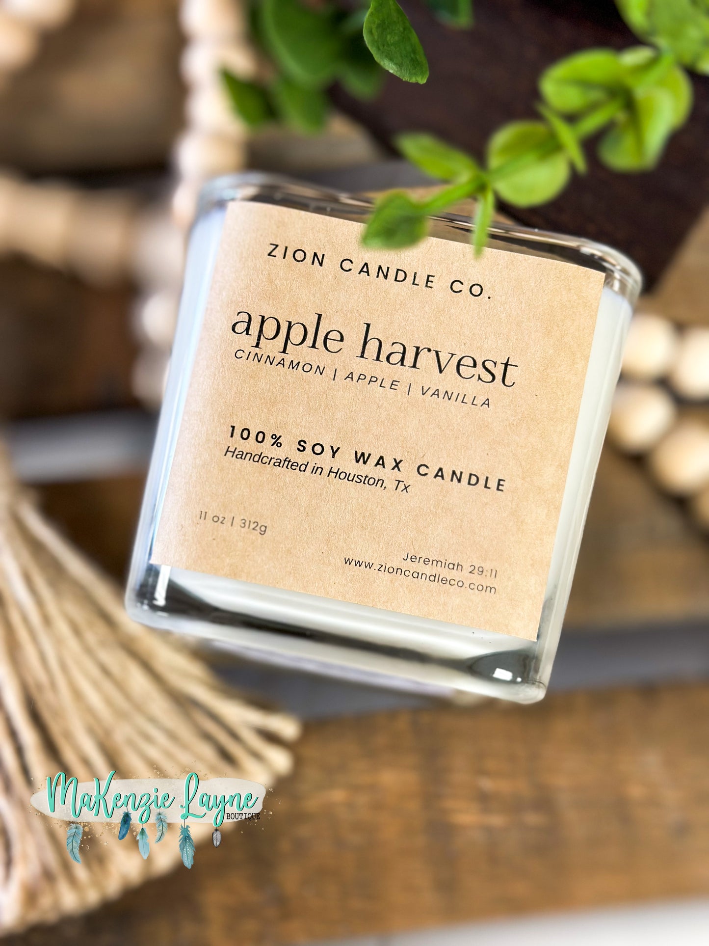 Zion Candle: Apple Harvest