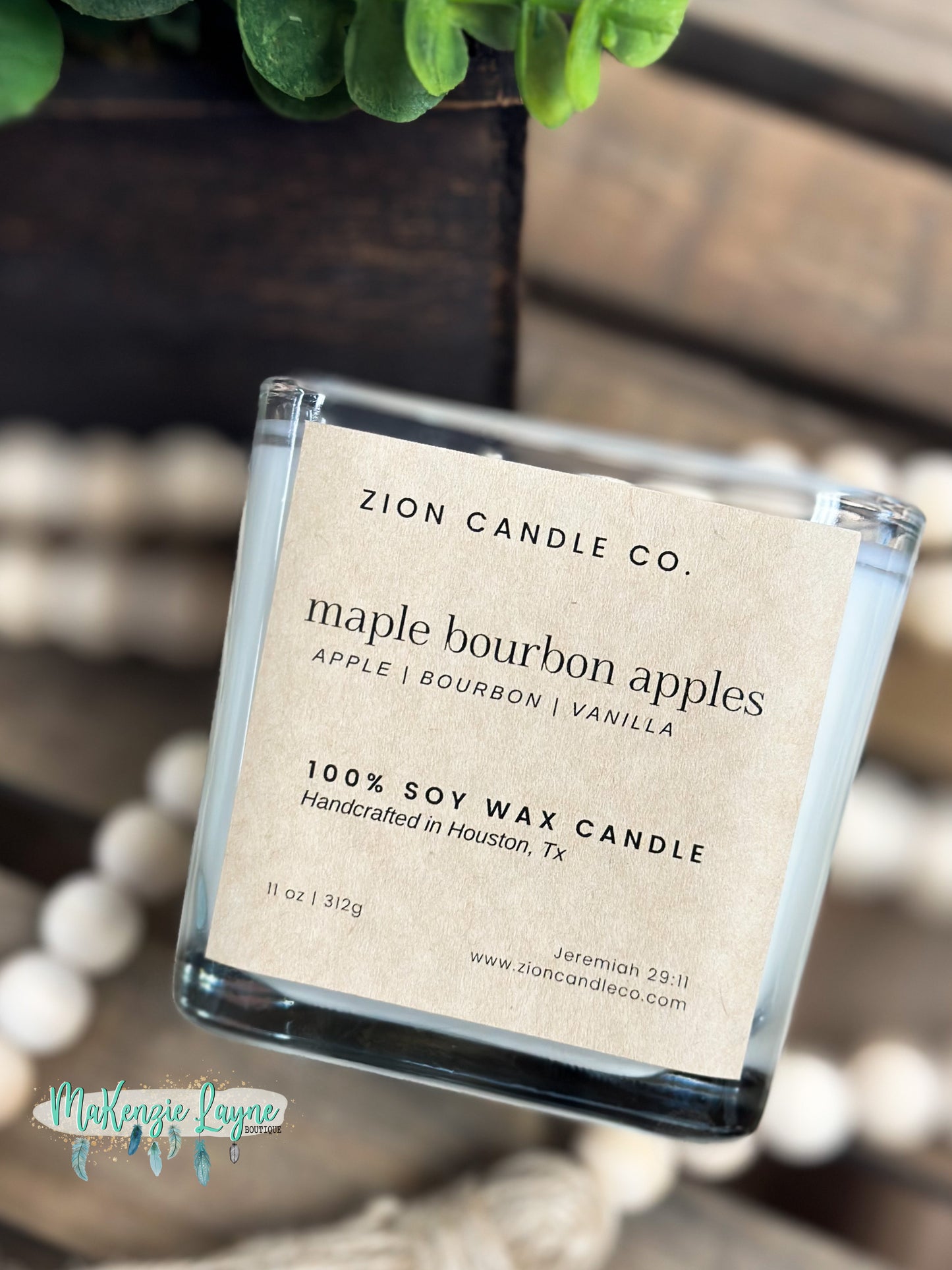 Zion Candle: Maple Bourbon Apples