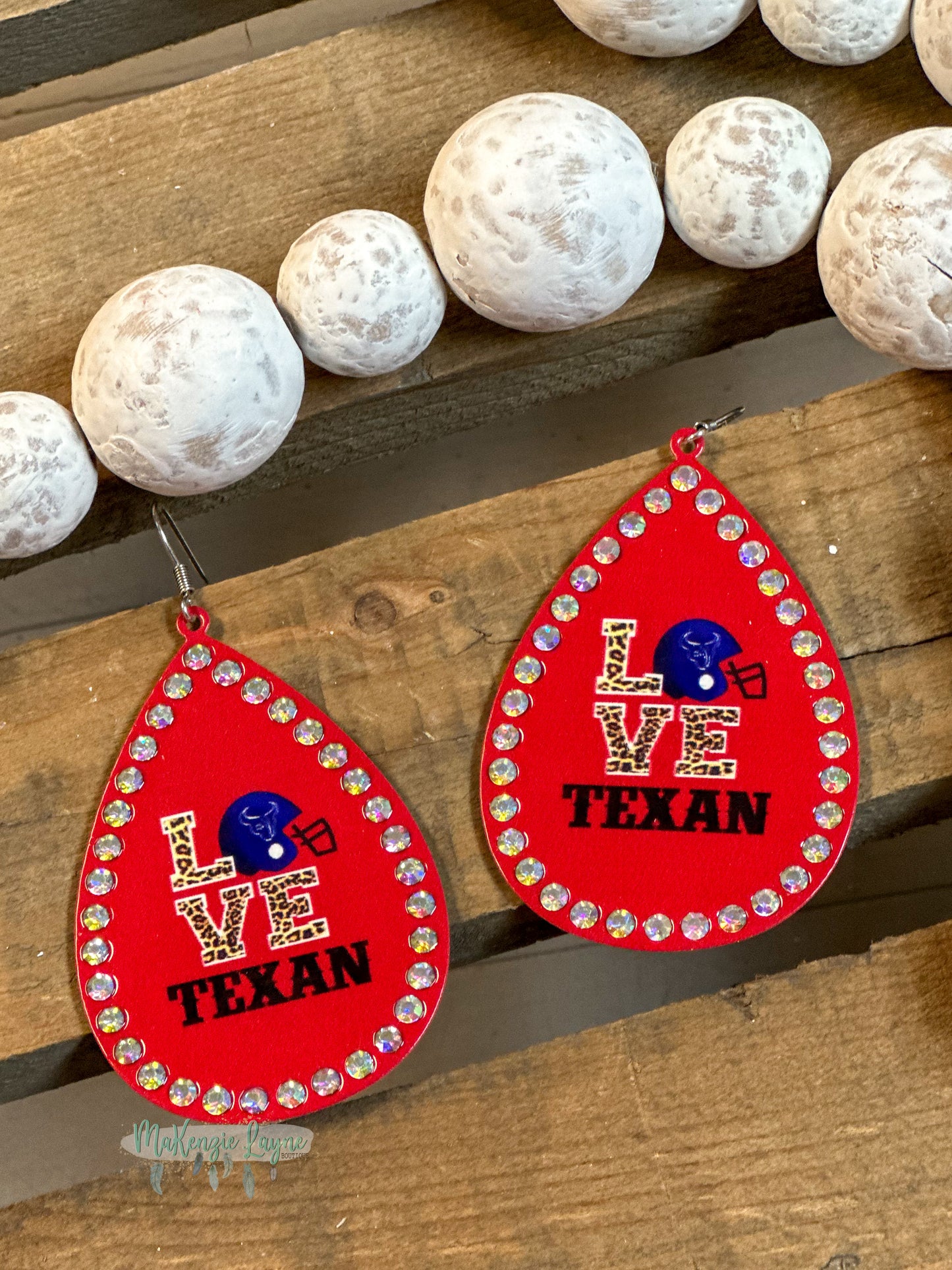 Texan Love Earrings